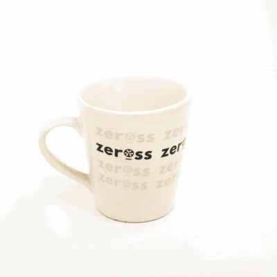 Zeross Coffee - T, Tea Milk and Coffee Cup, Ceramic, Pack of 1(325 ml) Ceramic Coffee Mug(325 ml)