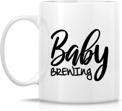 ZYOZI Baby Brewing Coffee Teas- Baby Shower Gifts for Mom,Mama,Mother,Mom to Be Ceramic Coffee Mug(350 ml)