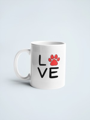 Epic Merch Dog love Ceramic Coffee Mug(350 ml)