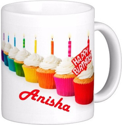 GNS ENT Perfect Choice Birth Day coffee mug-ANISHA_New Ceramic Coffee Mug(330 ml)