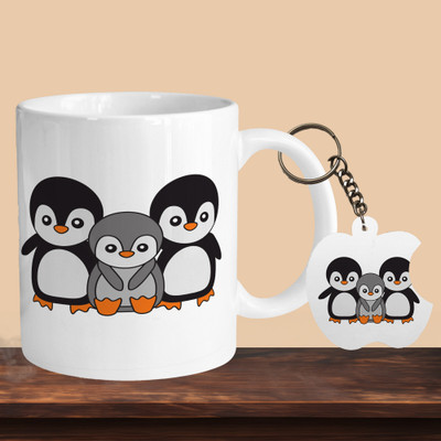 sublix NEW_Penguin Family R-A Ceramic Coffee Mug(330 ml)