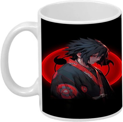 FAZAKA SASUKE WITH SHARINGAN ANIME Ceramic Coffee Mug(350 ml)