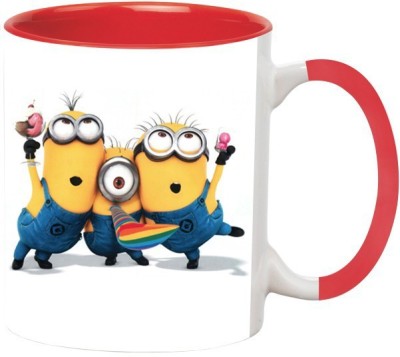 ARTBUG Minion -181-Red Ceramic Coffee Mug(350 ml)