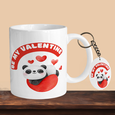 Hunter Studio 101_Be My Valentine R-O Ceramic Coffee Mug(330 ml, Pack of 2)