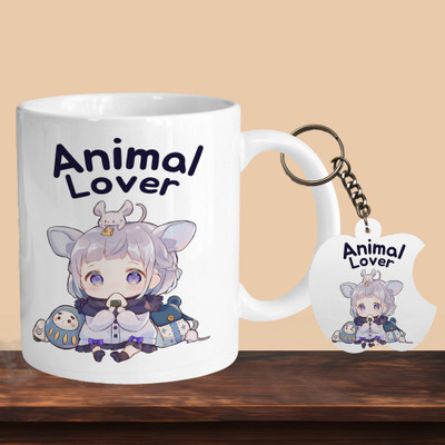 Print Ginnie 101_Animal Lover R-A Ceramic Coffee Mug(325 ml)