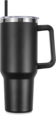 Vozica Stainless Steel Double Wall Vacuum Insulated Travel Coffee, with Silicone Stainless Steel Tumbler(900 ml)