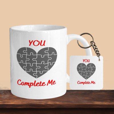 Print Ginnie 101_You Complete Me R-S Ceramic Coffee Mug(325 ml)