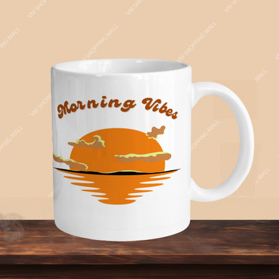 Print Ginnie 101_VM You Are So Beautiful L-H Ceramic Coffee Mug(325 ml)
