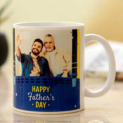 FNP Unique Fathers Day Personalised Ceramic Coffee Mug(325 ml)