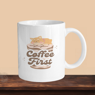 VMSHOPPINGMART 101_Coffee First R Ceramic Coffee Mug(330 ml)