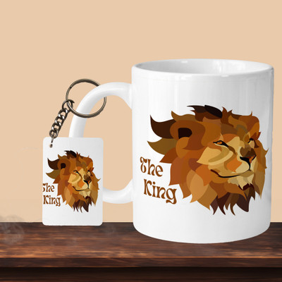 VM MALL 101_She King L-R Ceramic Coffee Mug(330 ml)