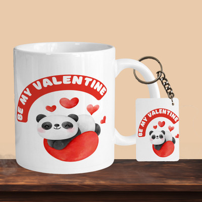 Hunter Studio 101_Be My Valentine R-R Ceramic Coffee Mug(330 ml, Pack of 2)
