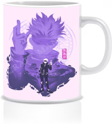 craft maniacs JUJUTSU KAISEN ULTIMATE SORCERER MUG PRINTED 330 ML MUG FOR ANIME LOVERS Ceramic Coffee Mug(330 ml)