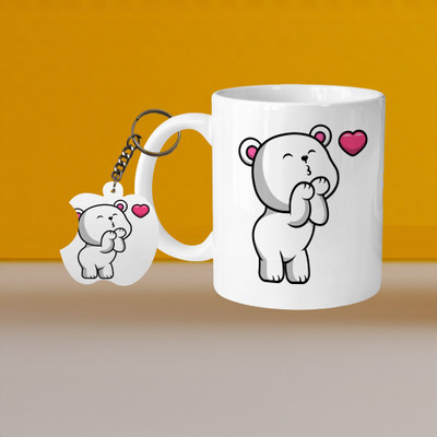 Hunter Studio 101_VM Life Is Better After Coffee L-O Ceramic Coffee Mug(325 ml, Pack of 2)