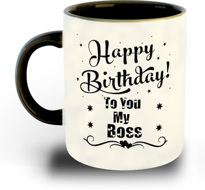 FLEXERSTYLE NEW2025-BossBirth_new mug_325ml pack of 1 Ceramic Coffee Mug(325 ml)