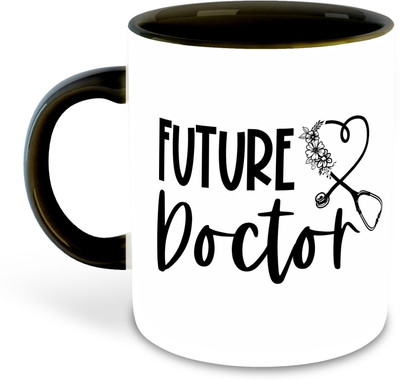 FLEXERSTYLE NEW2025-Mug FutureDoctorCMC325 ml pack of 1 _NEW Ceramic Coffee Mug(325 ml)