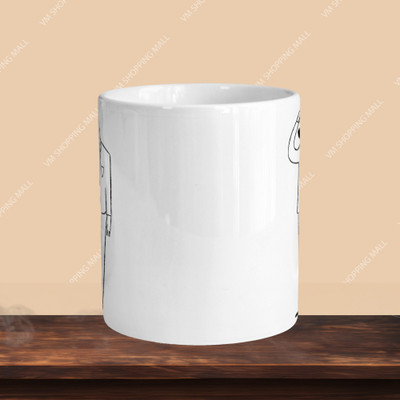 Print Ginnie 101_VM Believe Yourself L-H Ceramic Coffee Mug(394 ml)