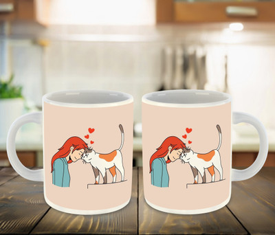 FLEXERSTYLE NEW2025-PetLover_new mug_325ml pack of 1 Ceramic Coffee Mug(325 ml)