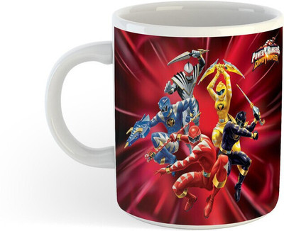 Daddy dream NEW-POWER RANGERS PRINTED CERAMIC COFFEE MUG 7 Ceramic Coffee Mug(325 ml)