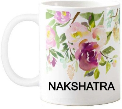 Exocticaa Happy Birthday Gift for Nakshatra 076 Ceramic Coffee Mug(325 ml)