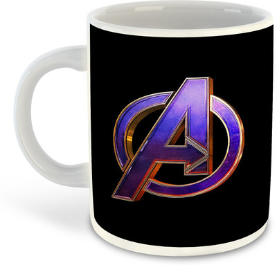 FLEXERSTYLE NEW2025-CSK Avengers All Characters Printed White Coffee-D-12 Ceramic Coffee Mug(325 ml)