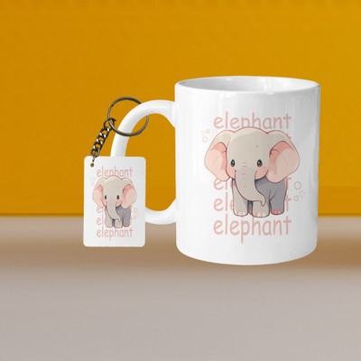 VM SHOPPING MALL VM Stop Dreaming And Start Doing L-R Ceramic Coffee Mug(330 ml, Pack of 2)