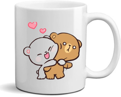 Ser Ak Bubu Dudu Designer Printed Coffee 55 Ceramic Coffee Mug(325 ml)