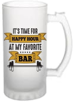 Smookyaroa Happy Hour Glass Beer Mug(500 ml)