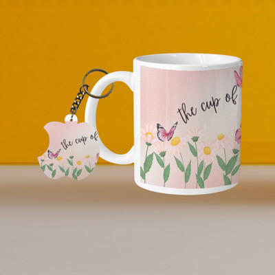 VM MALL 101_VM Best Mom Blue L-A Ceramic Coffee Mug(315 ml, Pack of 2)