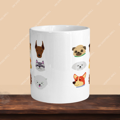 Print Ginnie 101_VM Make Today Great L-H Ceramic Coffee Mug(325 ml)