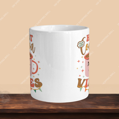 Hunter Studio 101_Hot Cocoa Vibes R-O Ceramic Coffee Mug(330 ml, Pack of 2)