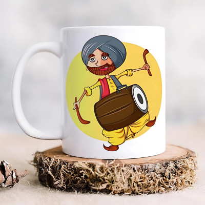 Udaygalleries Inner Peace Panda Funny Quotes Inspiration Printed CoffeeBest M_648 Ceramic Coffee Mug(325 ml)