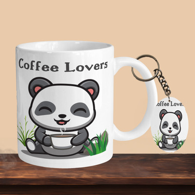 VM MALL 101_Coffee Lovers R-O Ceramic Coffee Mug(330 ml)