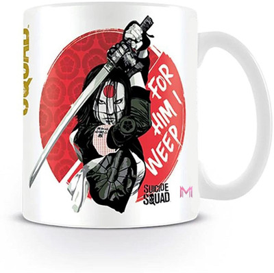 MaddockCorp Suicide Squad Printed White Ceramic Coffee Mug(350 ml)