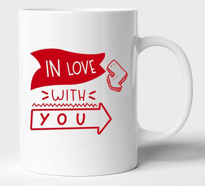 BLISSart Good Things Happen When You are Positive Motivatio Ceramic Coffee Mug(350 ml)