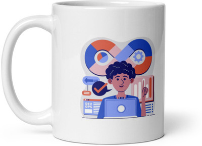 Mr UVD Computer Engineer Ceramic Coffee Mug(350 ml)