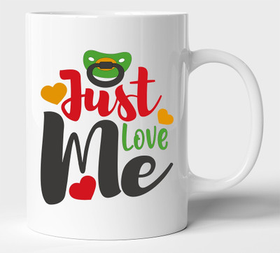 BLISSart NEW_BLS-PM-KP2255-W Ceramic Coffee Mug(350 ml)