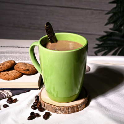 Storepedia Ceramic Tea Cup & Coffee 300ML Single Set of 1 Coffee Cup Ideal for Gift Ceramic Coffee Mug(300 ml)