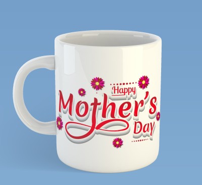 Showoff I Have a hero my mom,Happy mother's day printed Ceramic Coffee Mug(350 ml)