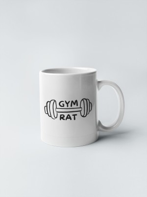 Epic Merch Gym Rat Ceramic Coffee Mug(350 ml)