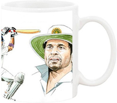 ARTBUG Sachin Tendulkar 1004 Ceramic Coffee Mug(350 ml)