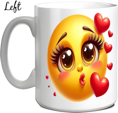 LUXELOOT Rinted Ceramic Coffee | coffee cup | printed cup | photo mug| gift mug 471 Ceramic Coffee Mug(350 ml)