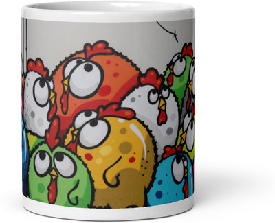 Dr Farfar Angry Birds in Box Ceramic Coffee Mug(350 ml)