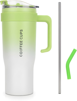 tumbless Gradiant Green Tumbler – Double Wall Insulated for Coffee, Water Stainless Steel Tumbler(1200 ml)