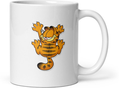 Mr UVD Yellow cat_MUGG Ceramic Coffee Mug(350 ml)