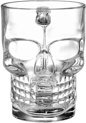S R Traders Skull Glass Beer Mug(500 ml)
