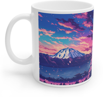 dubals S1-MUG-ANI-DMONS-01-05 Ceramic Coffee Mug(325 ml)