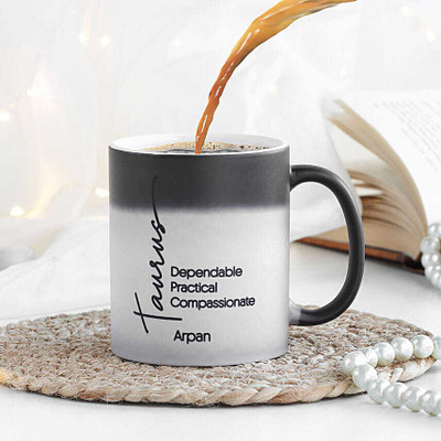 FNP Cosmic Taurus Magic Ceramic Coffee Mug(325 ml)