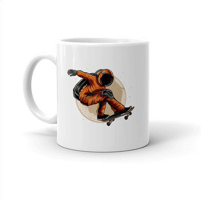 Clapcart printed designer coffee mug Ceramic Coffee Mug(325 ml)