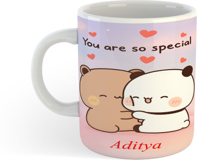UNIARAWALAS You Are So Special Aditya Ceramic Coffee(325ml) Ceramic Coffee Mug(325 ml)
